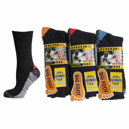 MEN'S BIG FOOT FUNCTIONAL SHORT WORK SOCKS.