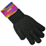 HANDY ONE SIZE FULL FINGERS BLACK GRIPPER MAGIC GLOVES.