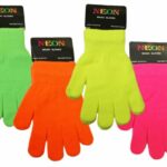 LADIES HANDY NEON COLOURS MAGIC GLOVES.