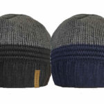MENS ROCKJOCK 2 TONE BEANIE HAT WITH THERMAL INSULATION.