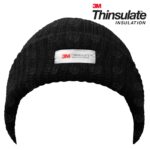 MEN'S ROCKJOCK RIBBED HAT WITH THERMAL INSULATION.