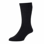 MENS HJ 95 NON ELASTICATED WOOL RICH THERMAL SHORT SOCKS