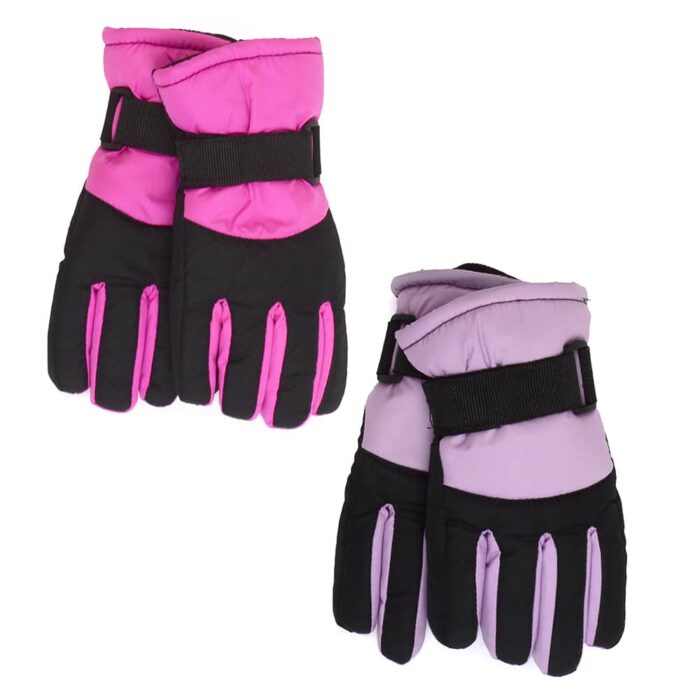 GIRLS SKI GLOVES. - Image 1