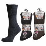 MEN'S WOOL BLEND NON ELASTIC SOCKS.