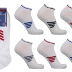 MEN'S FANCY MOTIF TRAINER SOCKS.