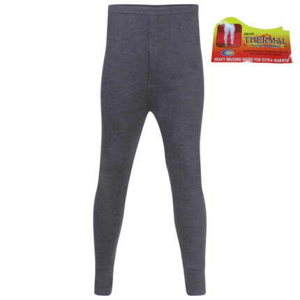 MEN'S SPN THERMAL CHARCOAL LONG JOHN.