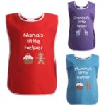 CHILDREN PRINTED MOTIF TABARDS.