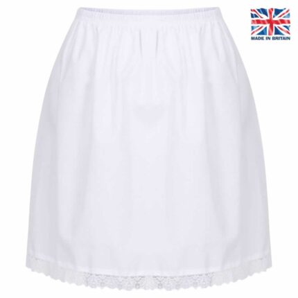 LADIES POLY COTTON MINI SLIPS