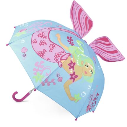 GIRLS MERMAID 3D FANCY UMBRELLA