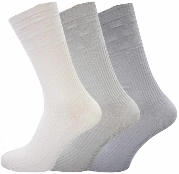 MEN'S EASY TOP PLAIN SHORT SOCKS. - Image 1