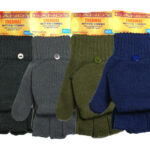 MENS HANDY THERMAL MITTEN COMBO BLACK GLOVES